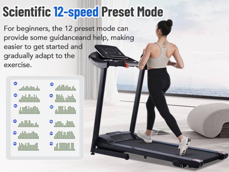 Ultimate Home Treadmill with Speakers and Adjustable Incline