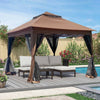 Cozy Pop-Up Canopy Gazebo with Netting and Soft Top