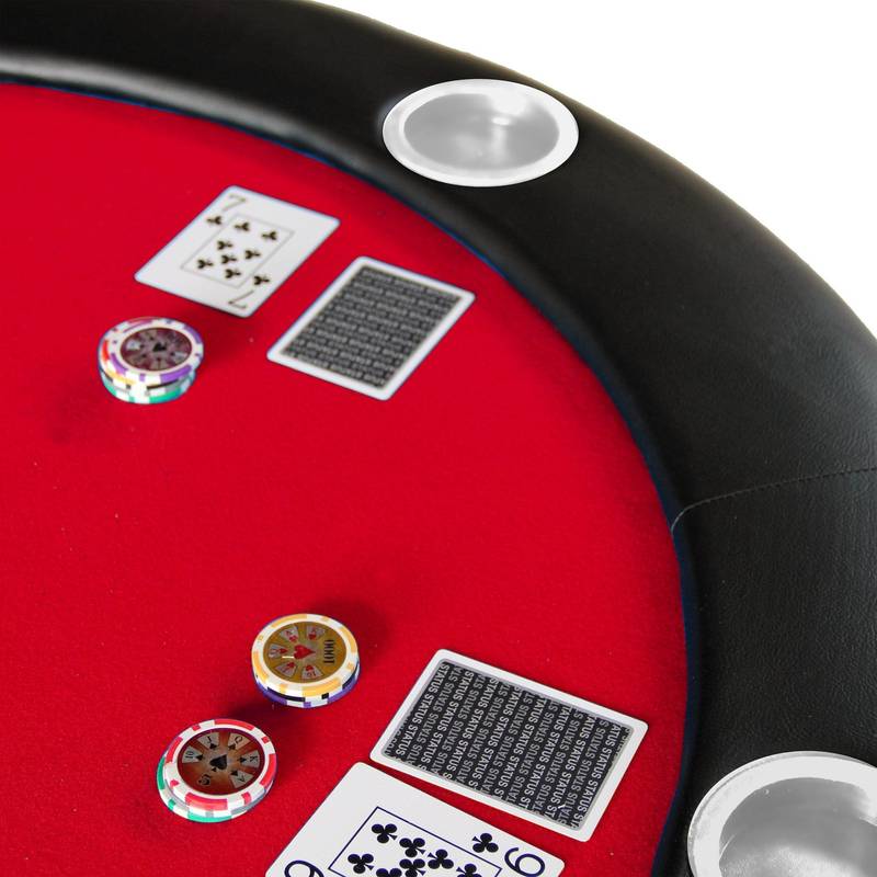 Tri-Fold Poker Table for Fun Game Nights