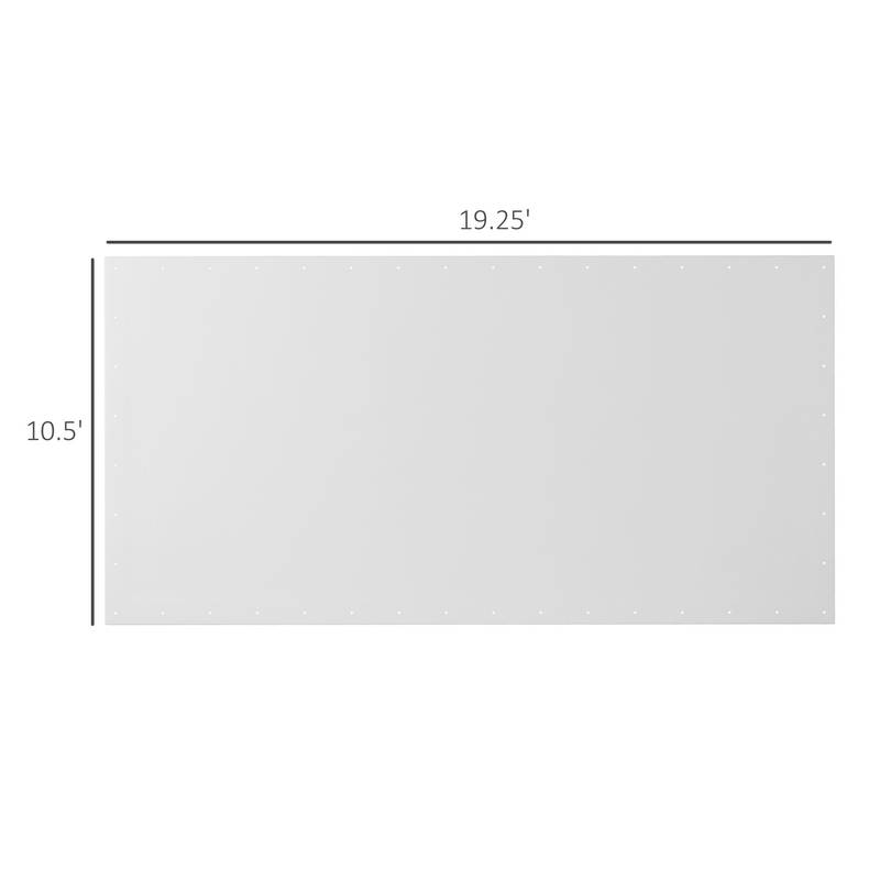 Outsunny UV & Water Resistant Carport Canopy Cover