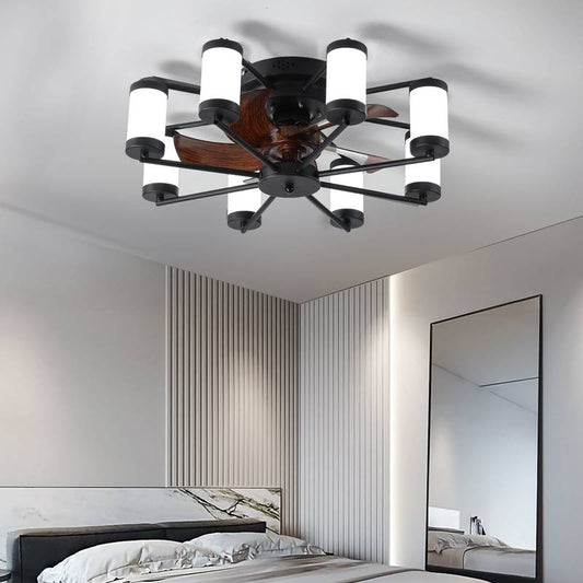 Stylish Windmill Ceiling Fan Light with Remote