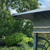 Sunny Escape Gazebo: Ventilated Canopy with Mosquito Protection