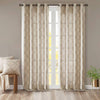 Fretwork Grommet Curtain Panel