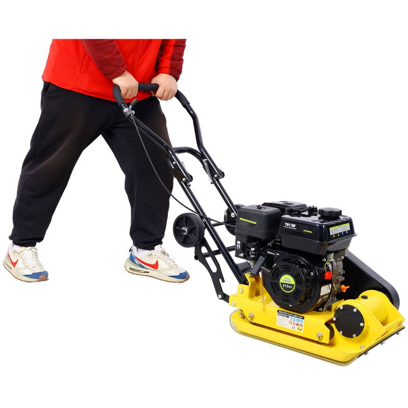 PowerMax Plate Compactor with Wheels - EPA Compliant Vibration Force
