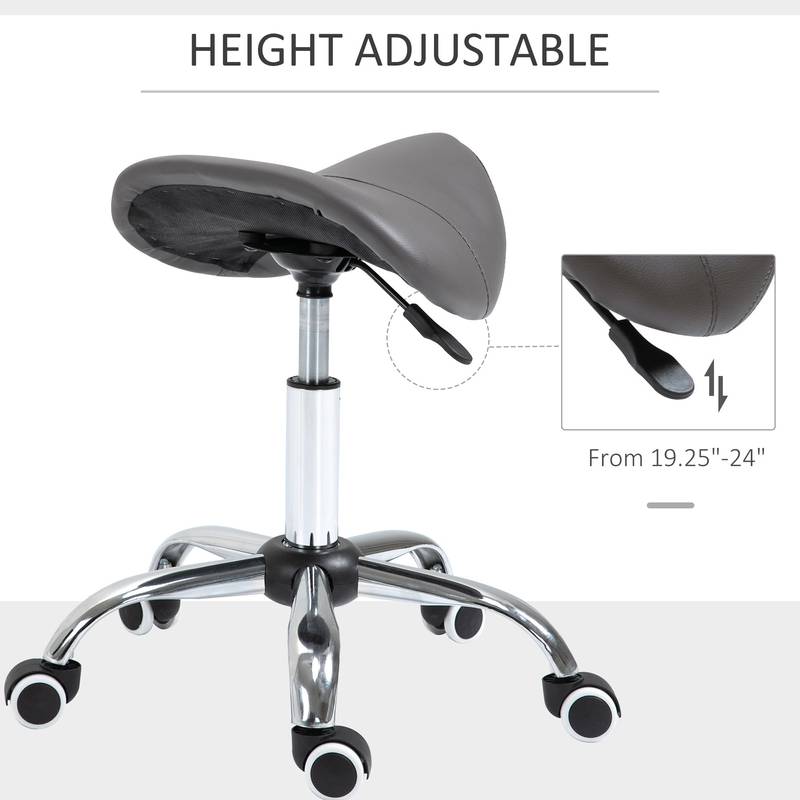 Comfort Roll Stool - Adjustable & Stylish Spa Chair