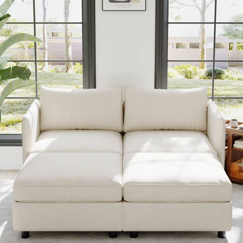 Chic Storage Love Seat Sofa for Cozy Spaces