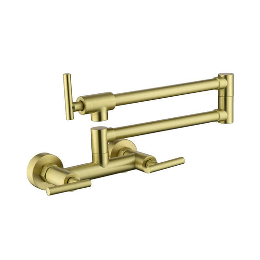 Swivel Pot Filler Faucet with Hot and Cold Water
