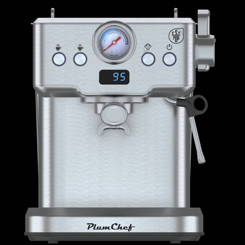 BrewMaster Pro Espresso Maker with Frother - Perfect for Cappuccinos and Lattes!