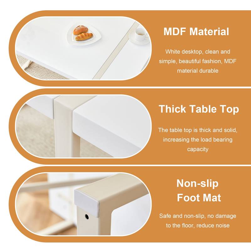 Creamy Charm Dining Table