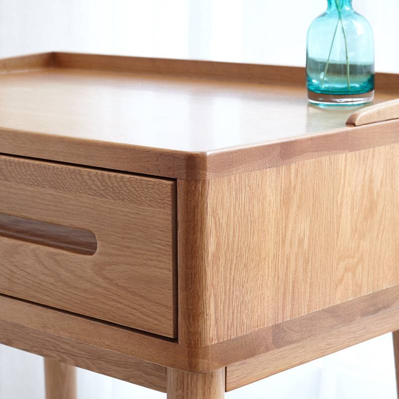 Natural Wood Compact Dresser Table