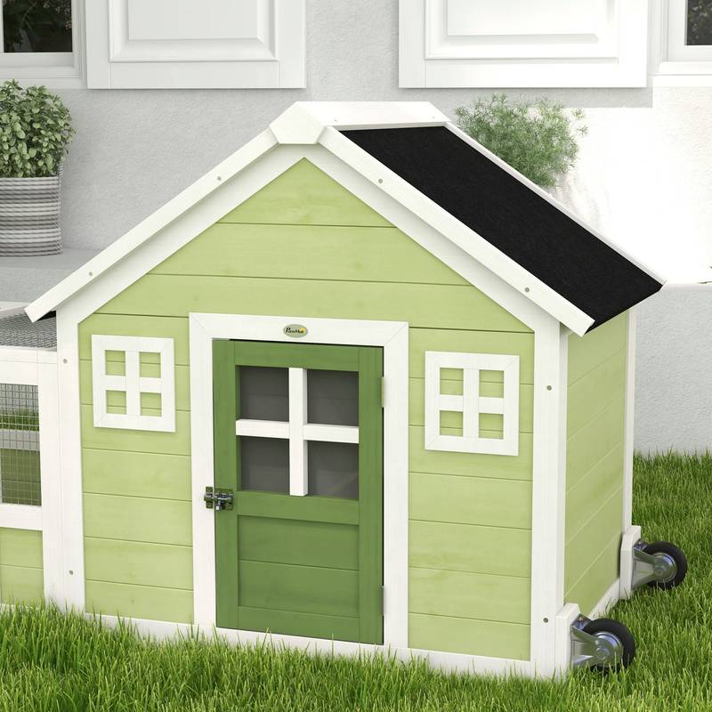 Cozy Critter Haven: Mobile Rabbit & Guinea Pig Home