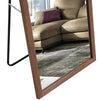 Elegant Wood Grain Full-Length Mirror