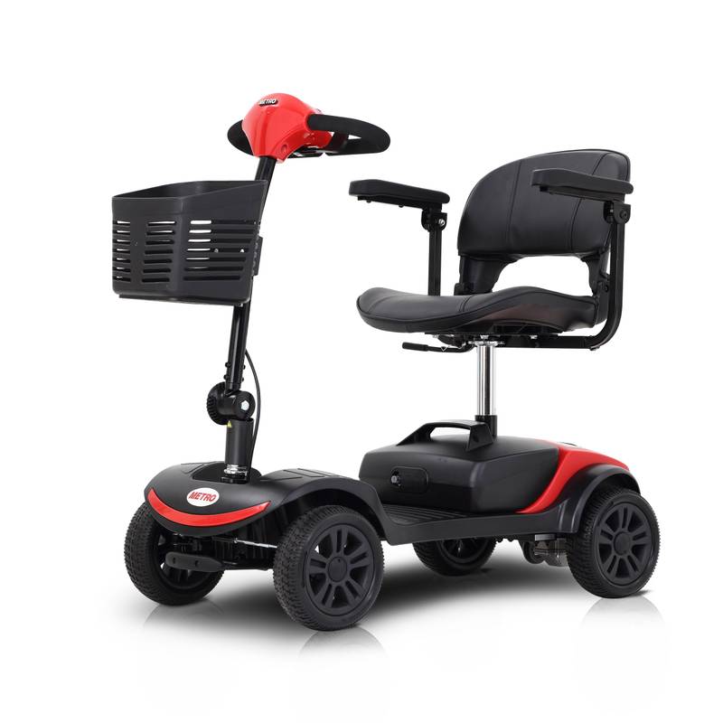 Sleek Red Mobility Scooter