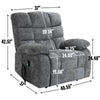 ComfyLift Heated Massage Recliner - Effortless Comfort & Support