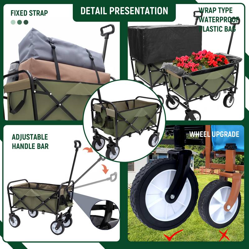 Eco-Friendly Collapsible Utility Wagon