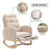 Cozy Rocking Chair with Footrest