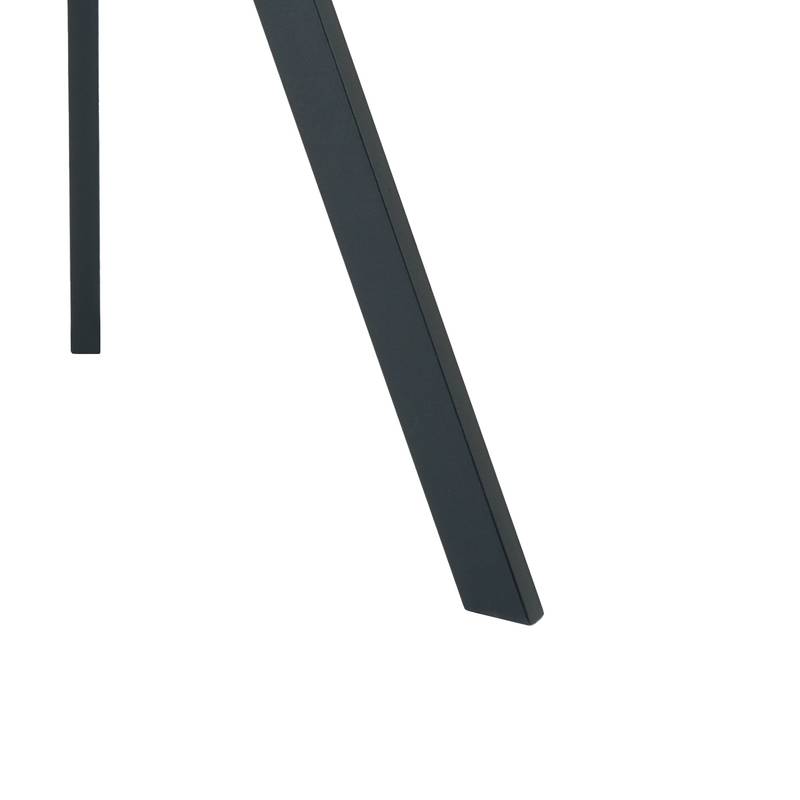 Sleek Black Metal Leg