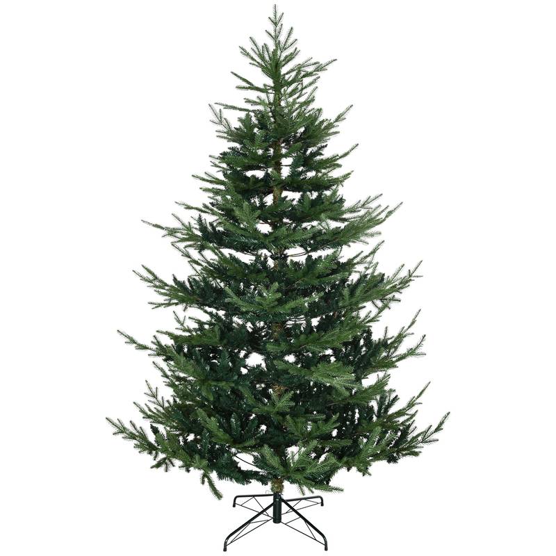 Evergreen Elegance: Realistic Hinged Christmas Tree