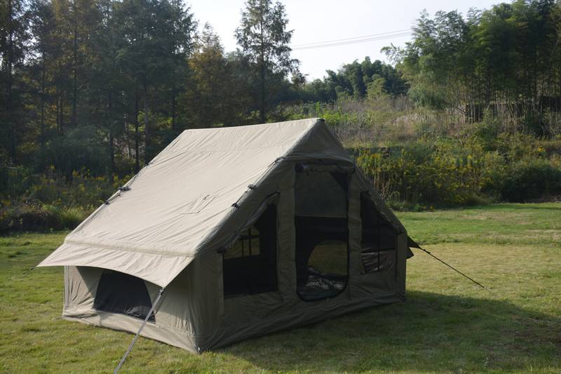 Easy Set-Up Inflatable Camping Tent: The Ultimate All-Weather Glamping Experience!