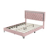 Pink Dream Bedroom Set with LED Bed and Nightstands