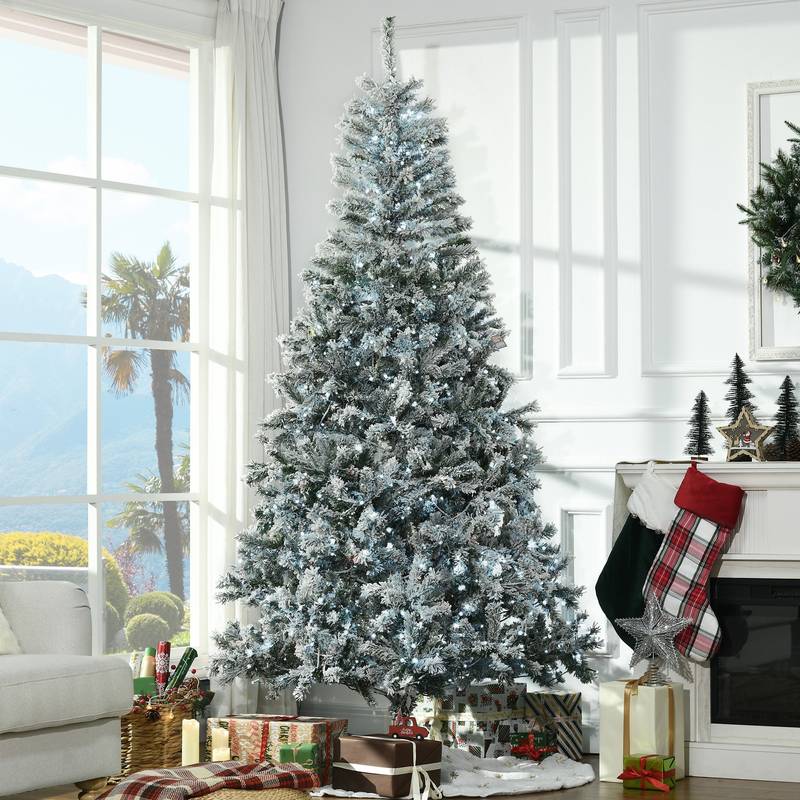 Frosted Christmas Glow Tree