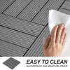 Easy Care Composite Deck Tiles – Dark Grey Outdoor Flooring Solution