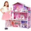 Cozy Wooden Dollhouse with Furniture Set for Kids