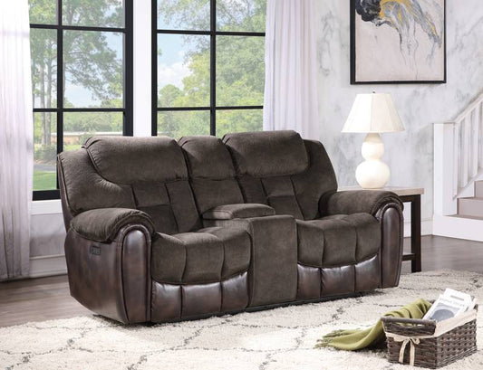 Cozy Luxe Loveseat with Charging Console