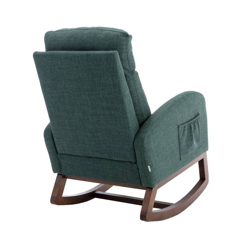 Stylish Emerald Rocking Glider Chair