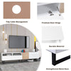 Stylish TV Stand with Ample Storage & Drop-Down Door