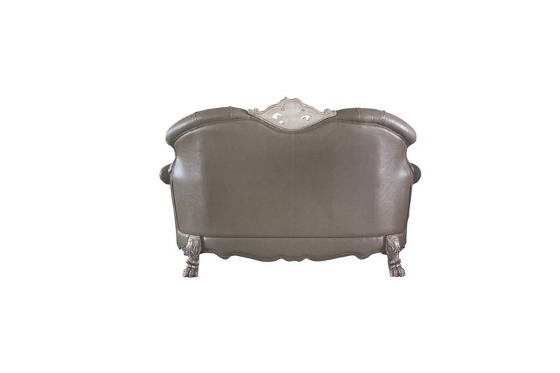 Vintage Charm Loveseat with Cozy Pillows