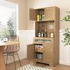 Stylish Tall Pantry & Bar Cabinet