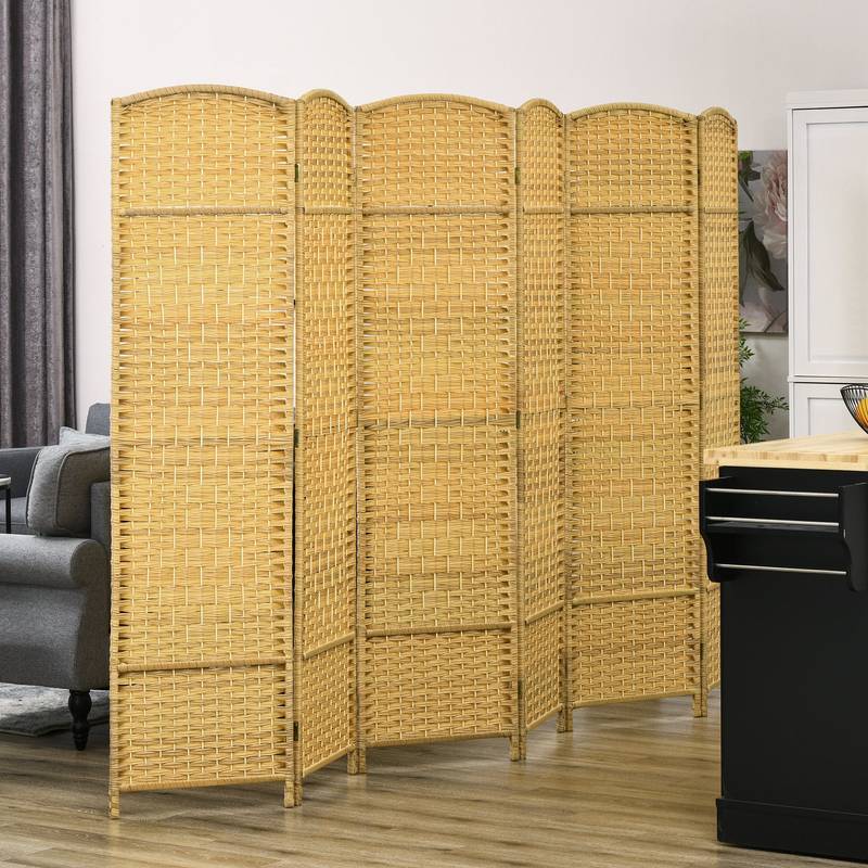 Wooden Room Divider Screen - Stylish Privacy Solution for Home or Office