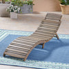 Lahaina Grey Folding Lounge Chair