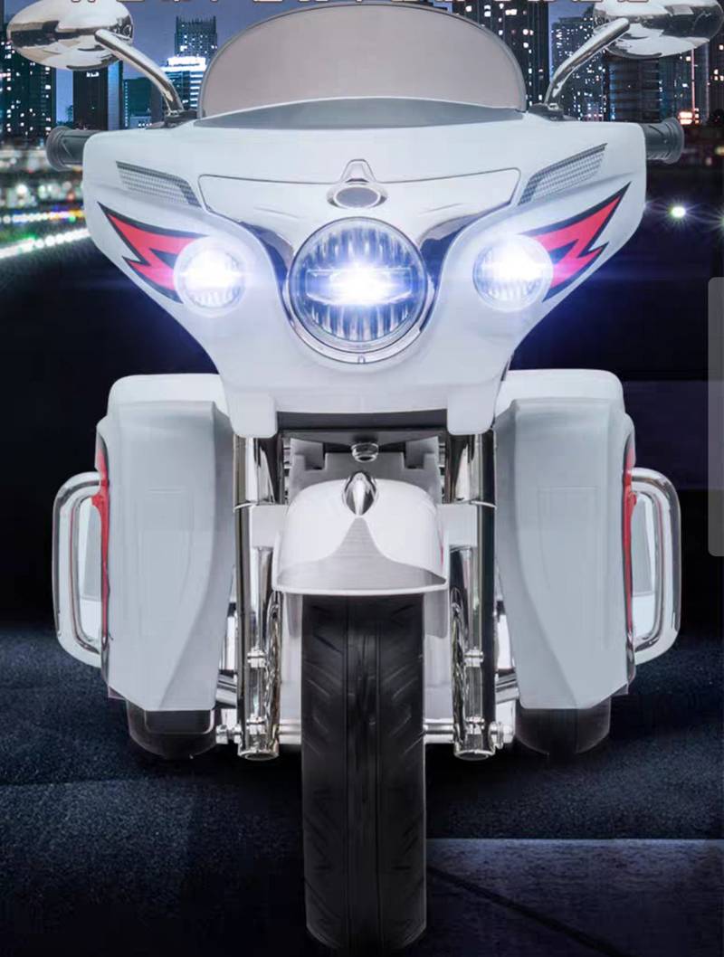 Double Fun Electric Ride-On Motorcycle for Kids