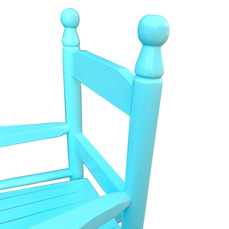 Cozy Blue Rocking Chair for Kids - Indoor/Outdoor Fun!