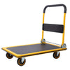 Versatile Heavy-Duty Folding Dolly in Black and Yellow
