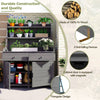 TOPMAX 65-Inch Garden Potting Station - Stylish Storage & Workspace
