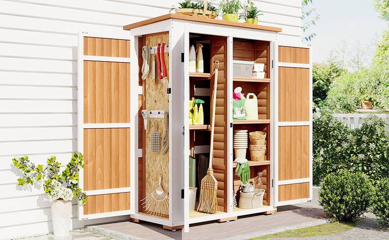TOPMAX Garden Shed: Your Ultimate Outdoor Tool Haven