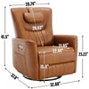 Cozy Comfort Power Recliner with Lumbar Support and USB Charging