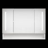 Sleek LED Bathroom Cabinet with Mirror and Multi-Level Storage