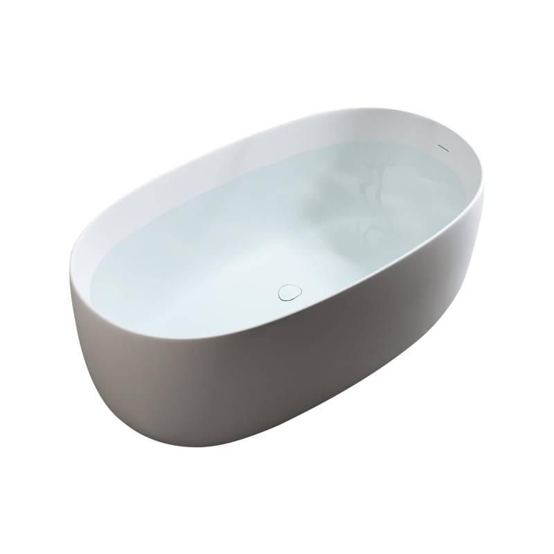 Chic Compact Resin Bathtub