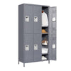 Stylish Gray Locker Storage for Home, Gym & Office