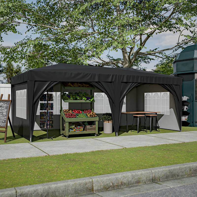 Ultimate Pop-Up Canopy Tent with Sidewalls - Perfect for Parties and Events!