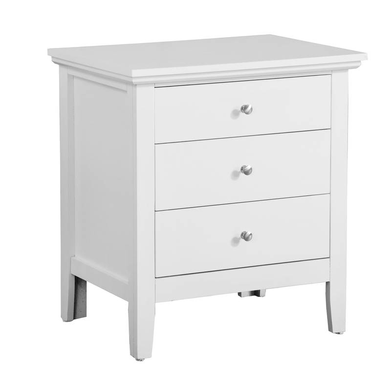 Chic White Nightstand