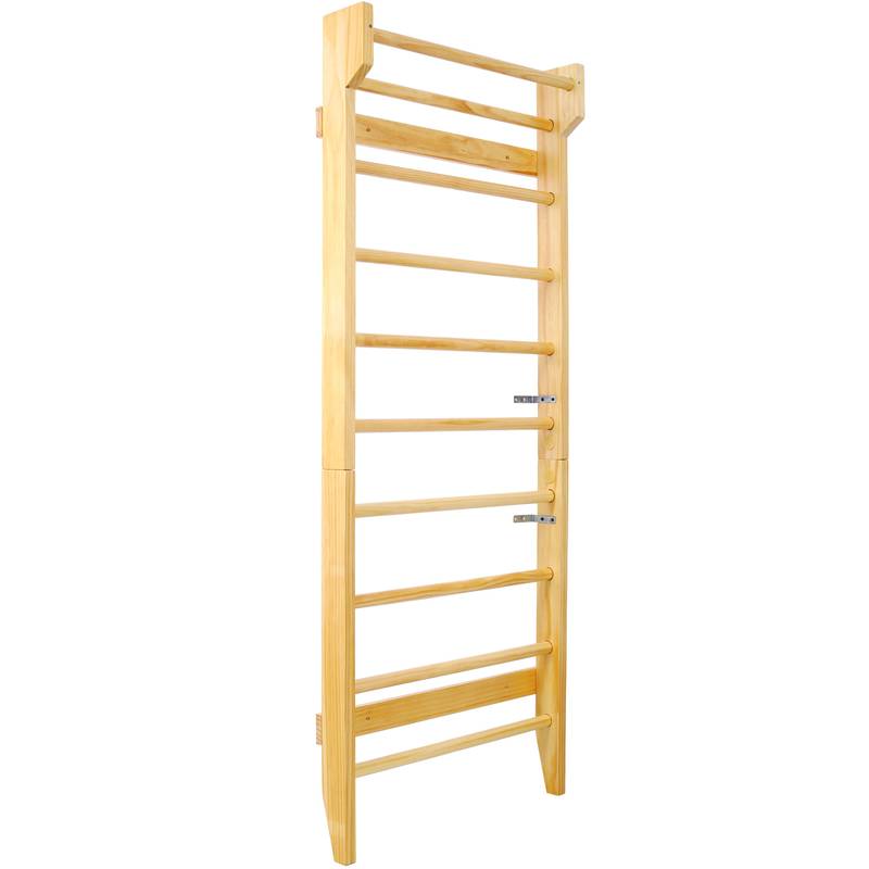 Versatile Wooden Wall Ladder for Home Workouts