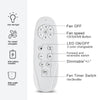 Sleek LED Ceiling Fan with Remote and Wood Blades