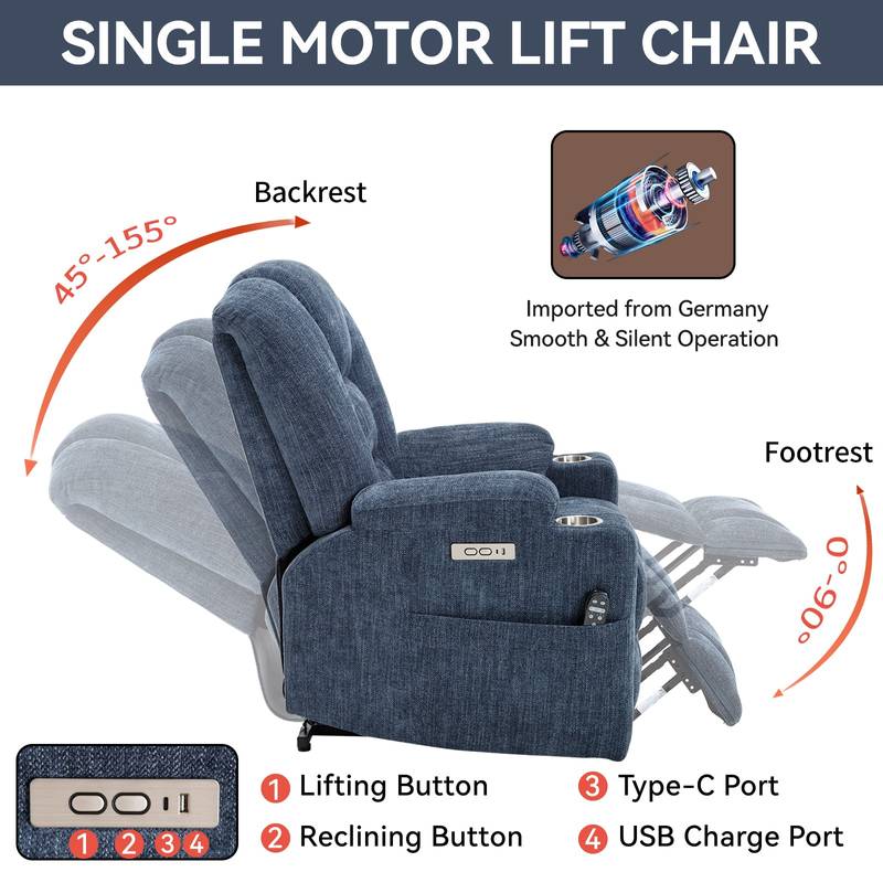 Cozy Comfort Recliner with Massage & Heat