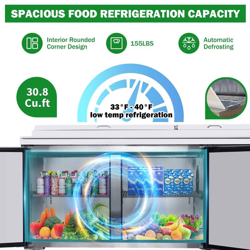 Chill & Prep Pizza Pro Table