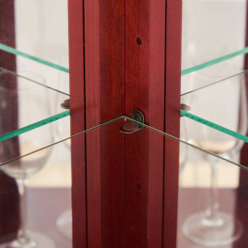 Luminous Corner Curio Cabinet